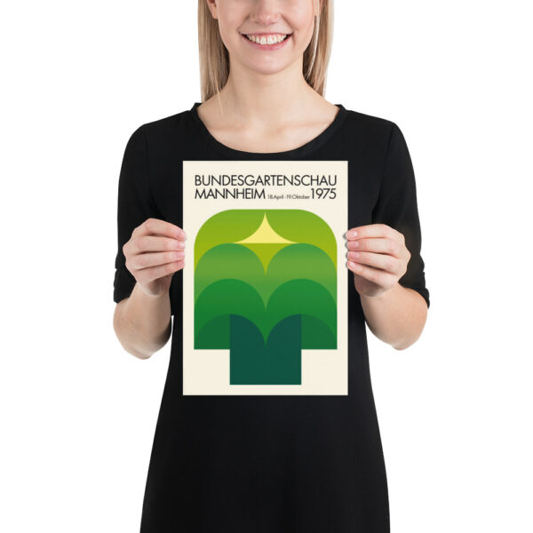 Bundesgartenschau, international garden show - Mannheim 1975 - Poster – Image 5