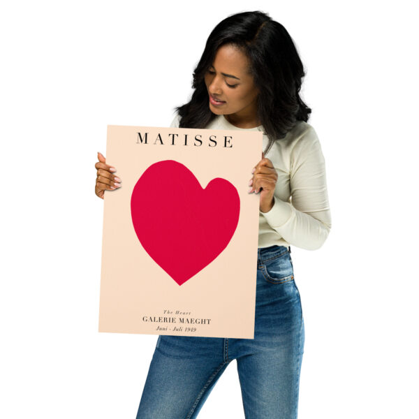 Henri Matisse poster The Heart - Galerie Maeght Exhibition 1949 – Image 6