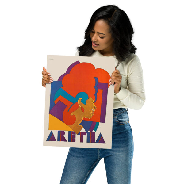 Aretha Franklin poster by Milton Glaser - 1968 - – Image 5