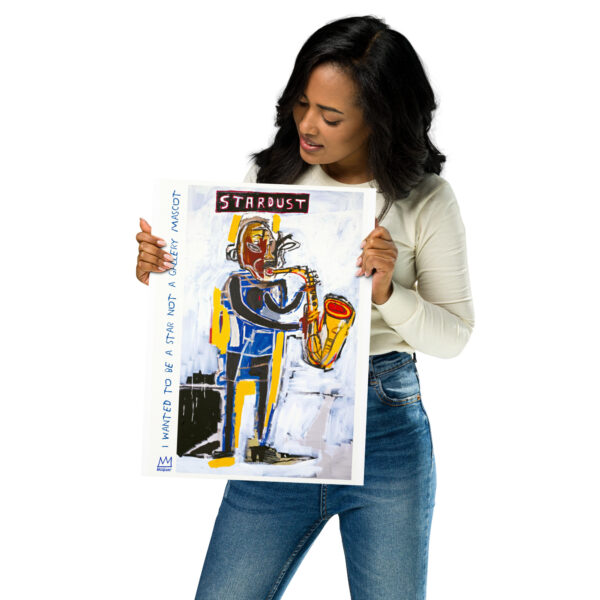 The saxophone player - Stardust - Jean-Michel Basquiat 1983 - Poster – Image 6