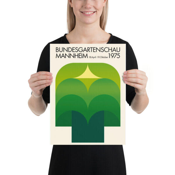 Bundesgartenschau, international garden show - Mannheim 1975 - Poster – Image 6