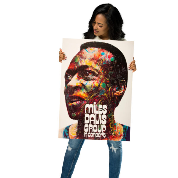 Psychedelic Miles Davis Poster announcing German Tour - 1971 – Image 6