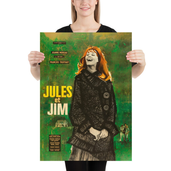 Jules and Jim film by F. Truffaut with J. Moreau - 1962 - Poster – Image 7