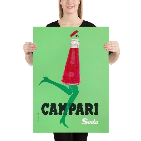 Vintage Advertisement for Campari Soda by Marangolo 1968 - Poster – Image 6
