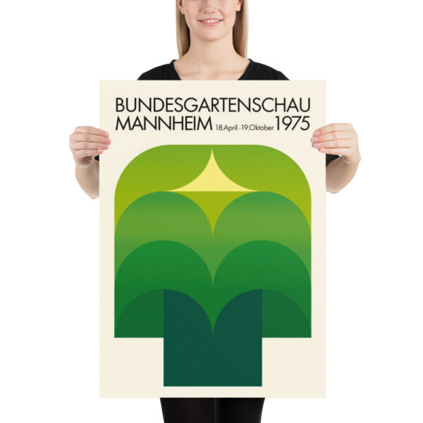 Bundesgartenschau, international garden show - Mannheim 1975 - Poster – Image 7