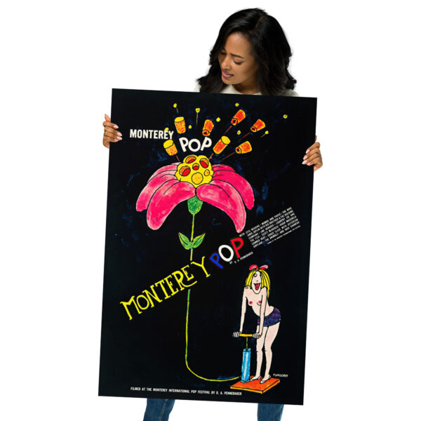 Tomi Ungerer's illustration for the Monterey Pop festival - 1968 - Poster – Image 7