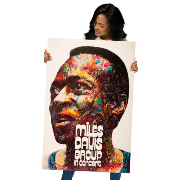 Psychedelic Miles Davis Poster announcing German Tour - 1971 – Image 7