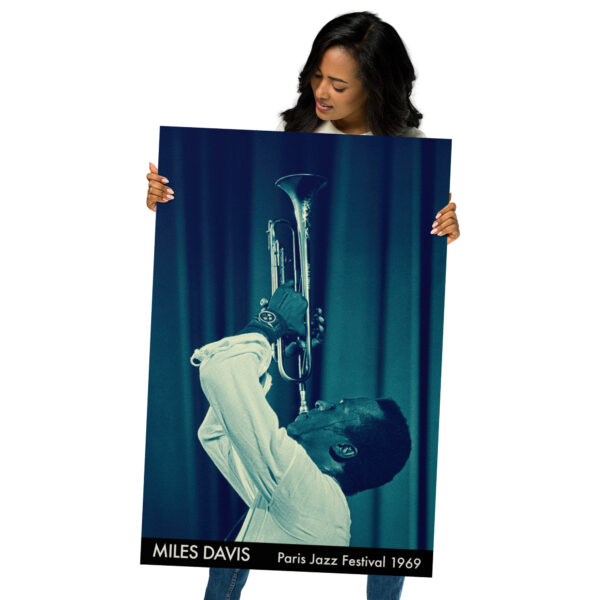 Miles Davis Poster for the Paris Jazz Festival - 1969 - – Image 7