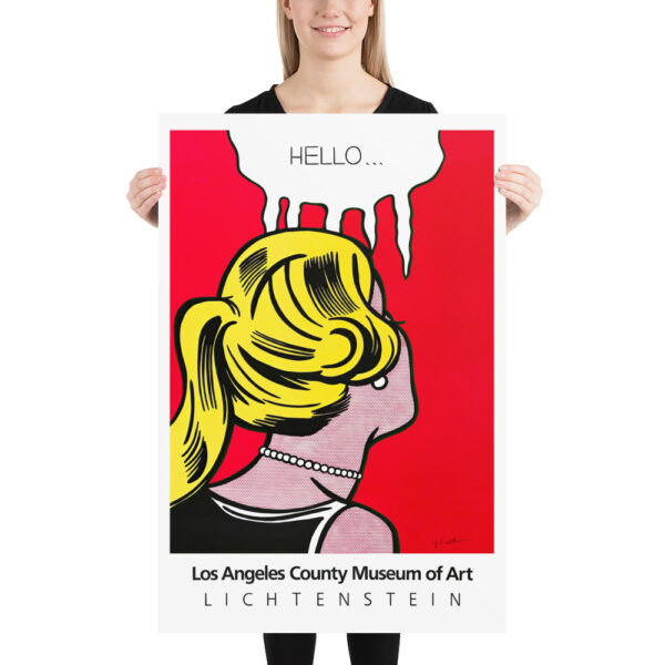 Cold Shoulder - Hello - Roy Lichtenstein, Los Angeles - Pop Art 1963 - Poster – Image 8