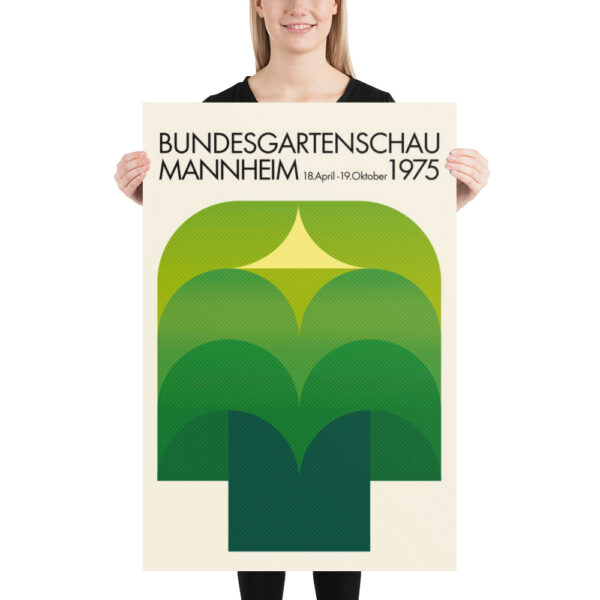 Bundesgartenschau, international garden show - Mannheim 1975 - Poster – Image 8