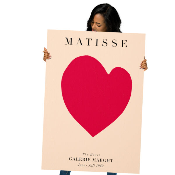 Henri Matisse poster The Heart - Galerie Maeght Exhibition 1949 – Image 4