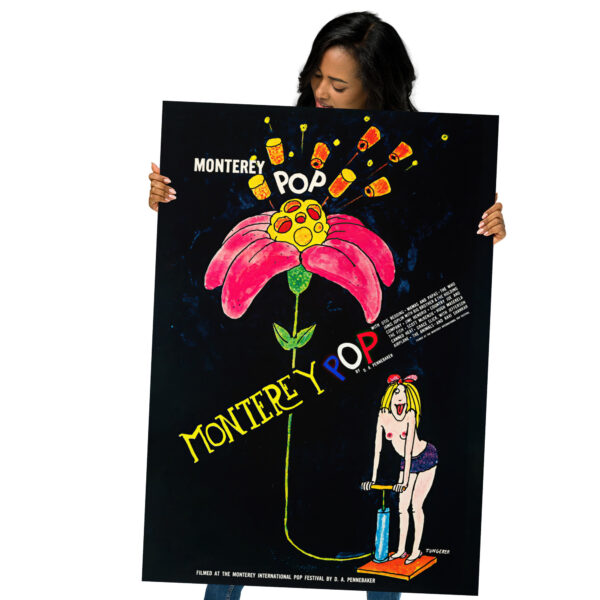 Tomi Ungerer's illustration for the Monterey Pop festival - 1968 - Poster – Image 4