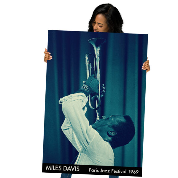 Miles Davis Poster for the Paris Jazz Festival - 1969 - – Image 4