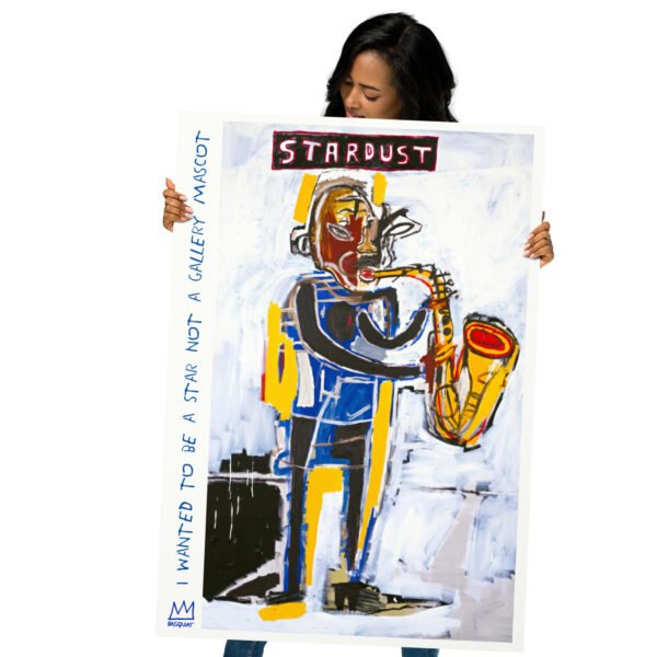 The saxophone player - Stardust - Jean-Michel Basquiat 1983 - Poster – Image 4