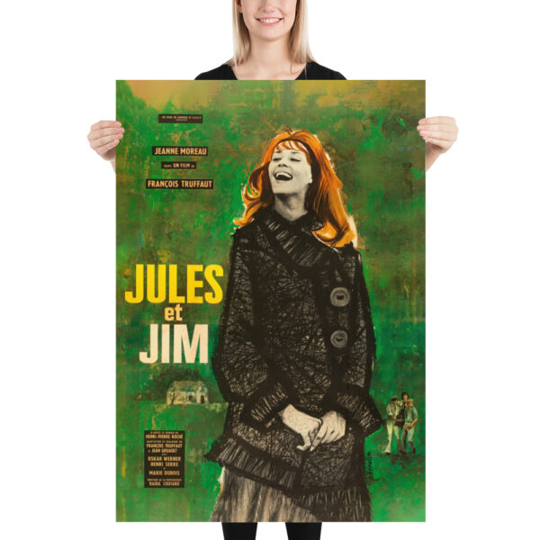 Jules and Jim film by F. Truffaut with J. Moreau - 1962 - Poster – Image 4