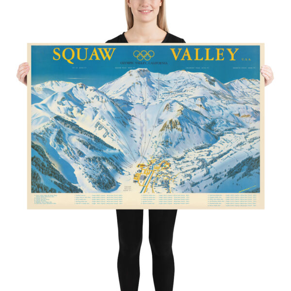 Squaw Valley Station United States Olympic Valley - Poster – Image 4