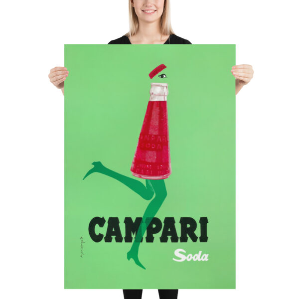 Vintage Advertisement for Campari Soda by Marangolo 1968 - Poster – Image 4