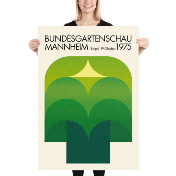 Bundesgartenschau, international garden show - Mannheim 1975 - Poster – Image 4