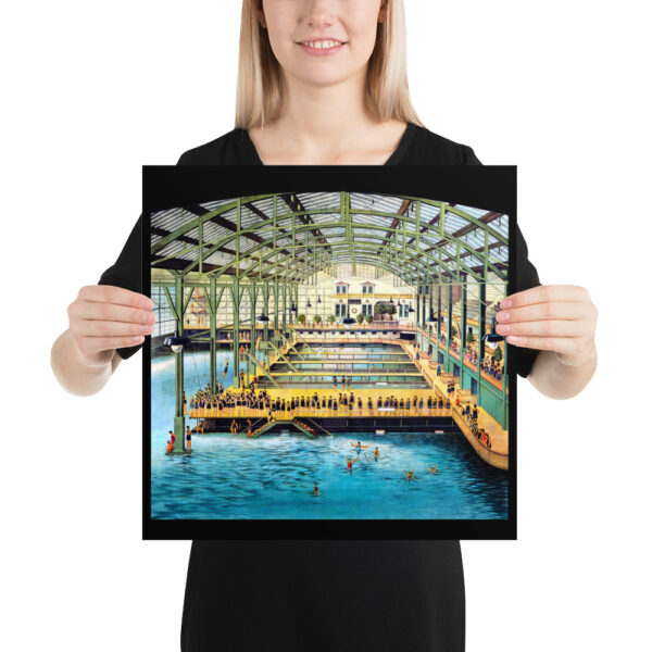 Sutro Baths located in San Francisco, interior view - 1896 - Poster – Image 6