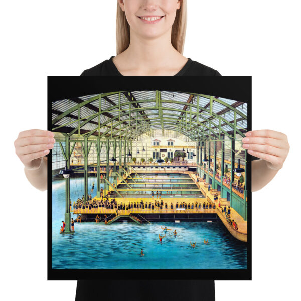 Sutro Baths located in San Francisco, interior view - 1896 - Poster – Image 4