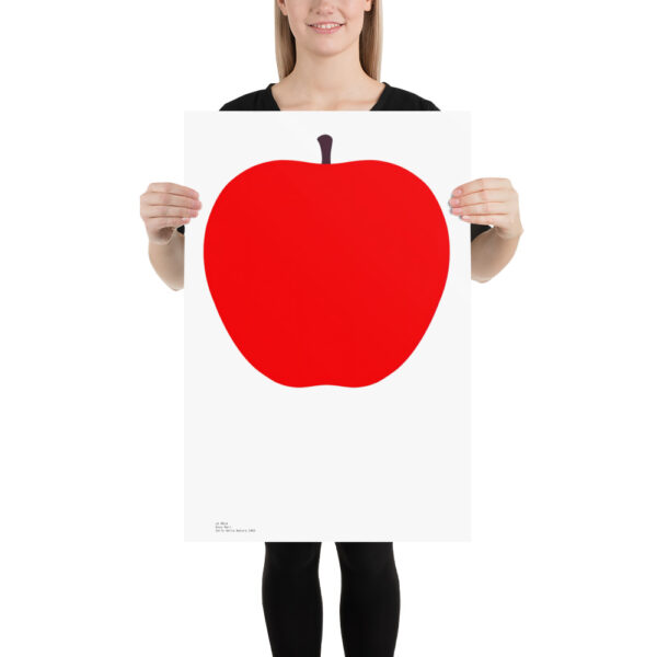 LA MELA (Apple) - Enzo Mari - Serie della Natura 1963 - Poster – Image 4