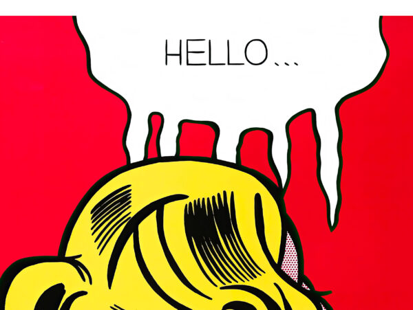 Cold Shoulder - Hello - Roy Lichtenstein, Los Angeles - Pop Art 1963 - Poster – Image 2