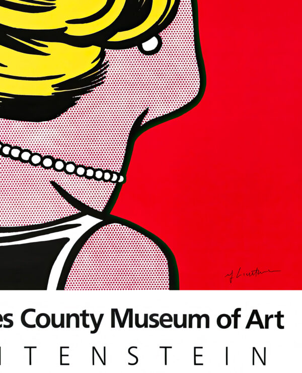 Cold Shoulder - Hello - Roy Lichtenstein, Los Angeles - Pop Art 1963 - Poster – Image 3