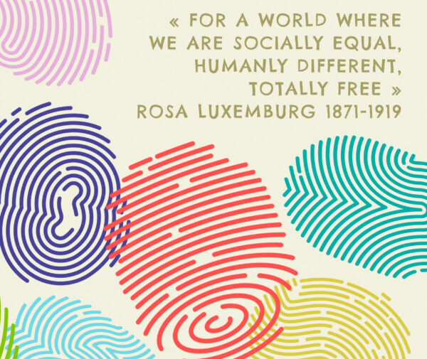 Famous humanist quote from Rosa Luxemburg 1871-1919 - Poster – Image 2