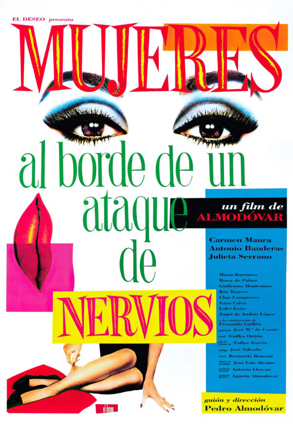 Women on the Verge of a Nervous Breakdown - 1988 Pedro Almodóvar - Poster