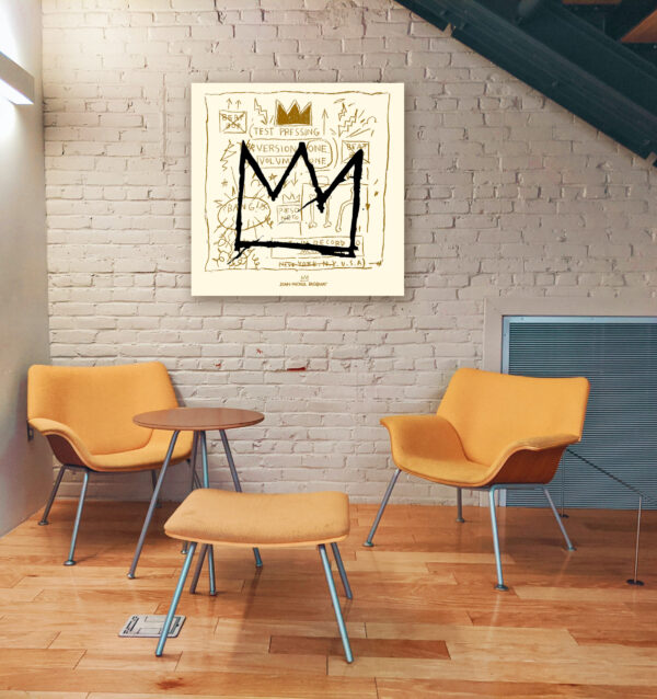 Basquiat's Love for the Crown - Poster 18×18 inches – Image 4