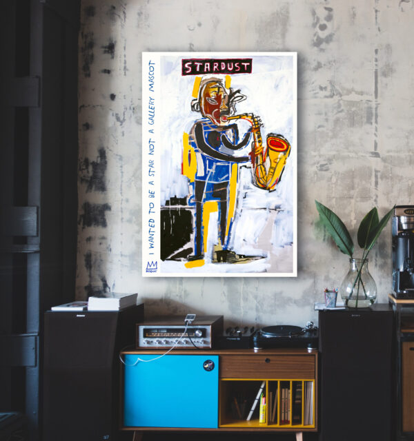 The saxophone player - Stardust - Jean-Michel Basquiat 1983 - Poster – Image 2