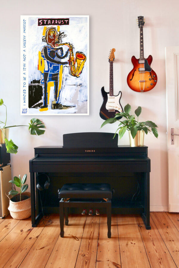 The saxophone player - Stardust - Jean-Michel Basquiat 1983 - Poster – Image 10