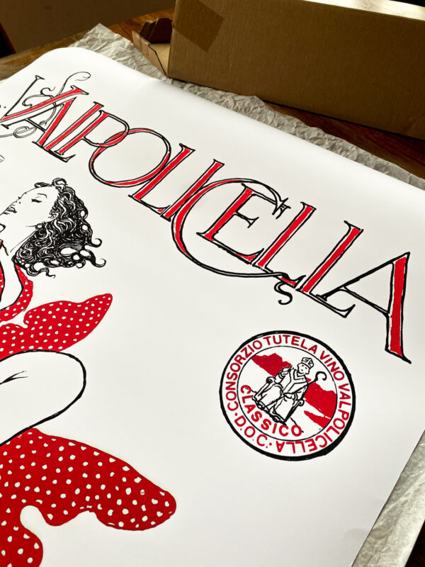 Poster for Valpolicella D.O.C. Wine by Milo Manara – Image 11