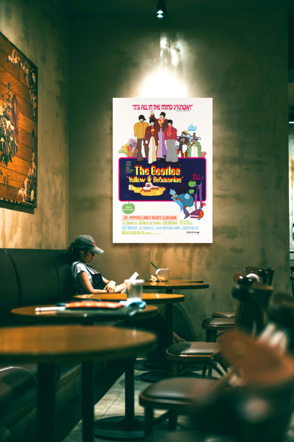 Yellow Submarine, The Beatles Movie Poster – Image 2