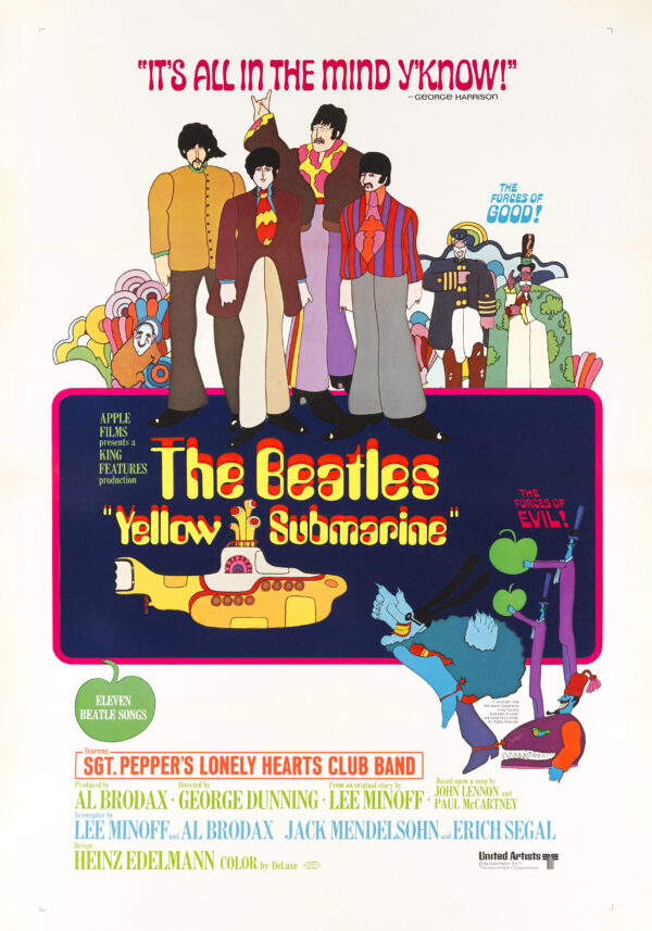 Yellow Submarine, The Beatles Movie Poster