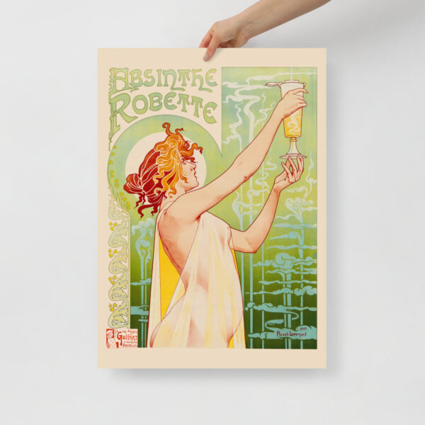 Art Deco Poster for Absinthe Robette by Privat Livemont – Image 8