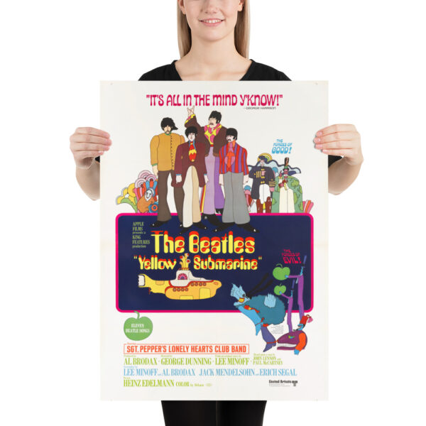 Yellow Submarine, The Beatles Movie Poster – Image 7