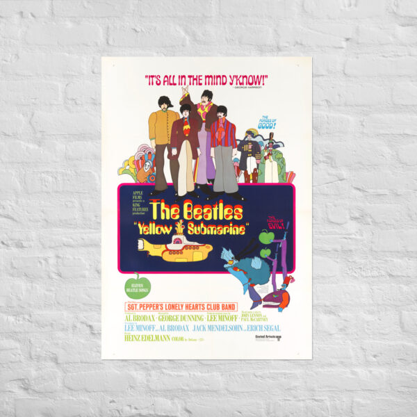 Yellow Submarine, The Beatles Movie Poster – Image 9