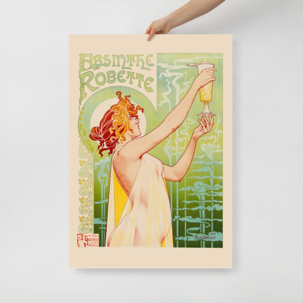 Art Deco Poster for Absinthe Robette by Privat Livemont – Image 9