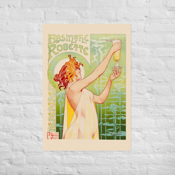 Art Deco Poster for Absinthe Robette by Privat Livemont – Image 5