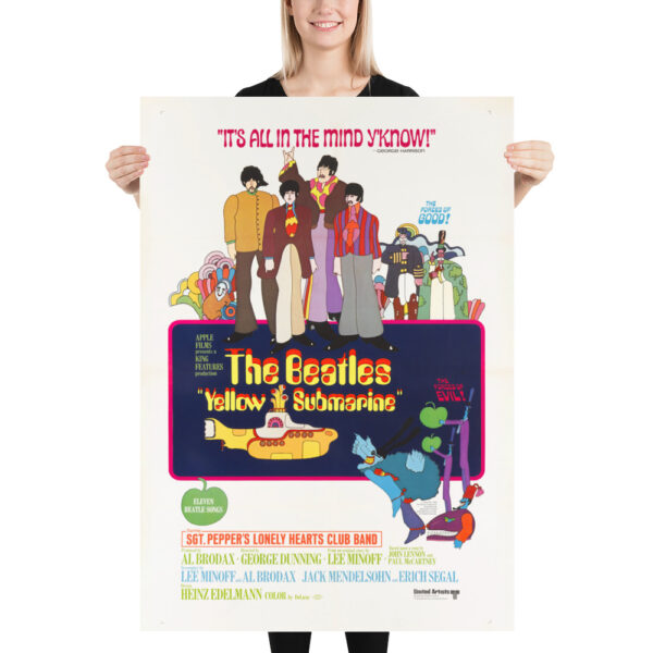 Yellow Submarine, The Beatles Movie Poster – Image 8