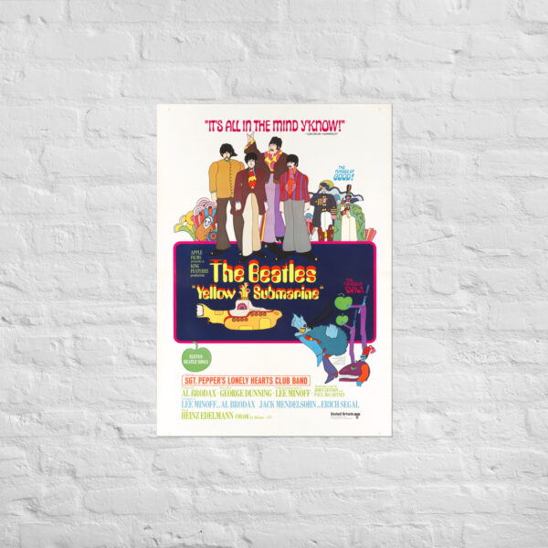 Yellow Submarine, The Beatles Movie Poster – Image 10