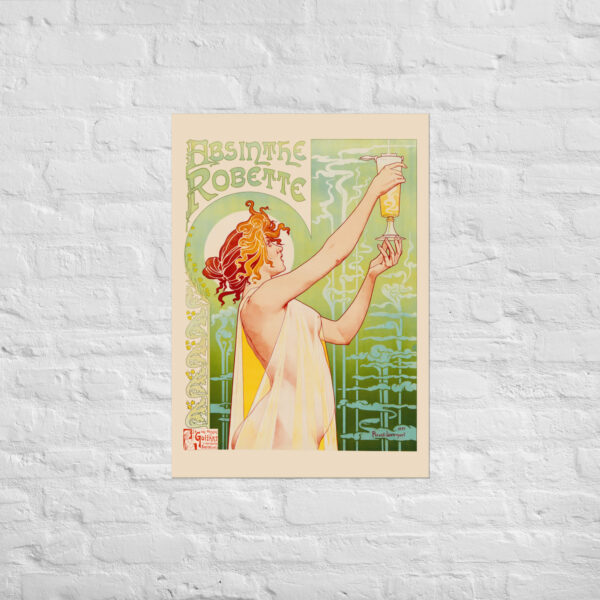 Art Deco Poster for Absinthe Robette by Privat Livemont – Image 4