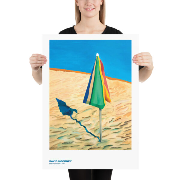 Beach Umbrella - David Hockney 1971 - Poster 70 x 100 cm – Image 2